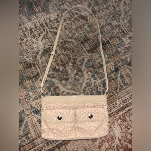 Vera Bradley quilted and patent crossbody